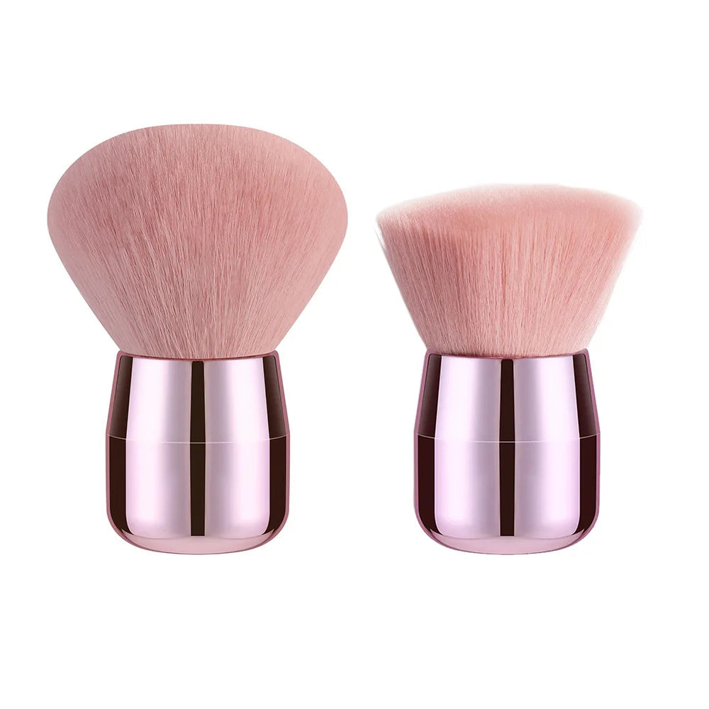 CALIYI Mini Fluffy Loose Powder Blush Brush Set-5