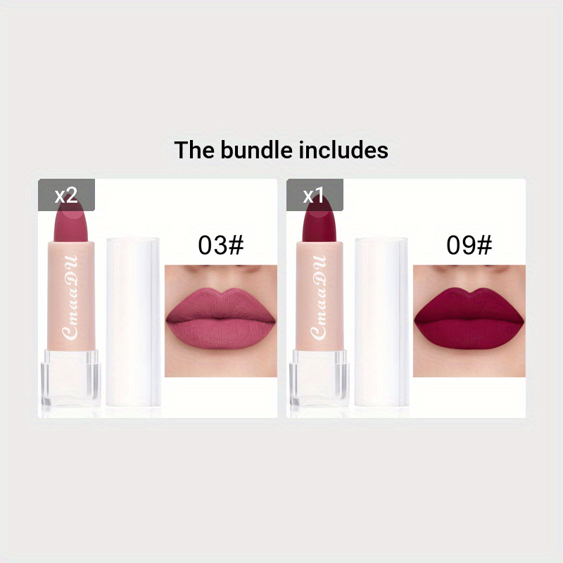 CMAADU Matte Lipstick Collection-18