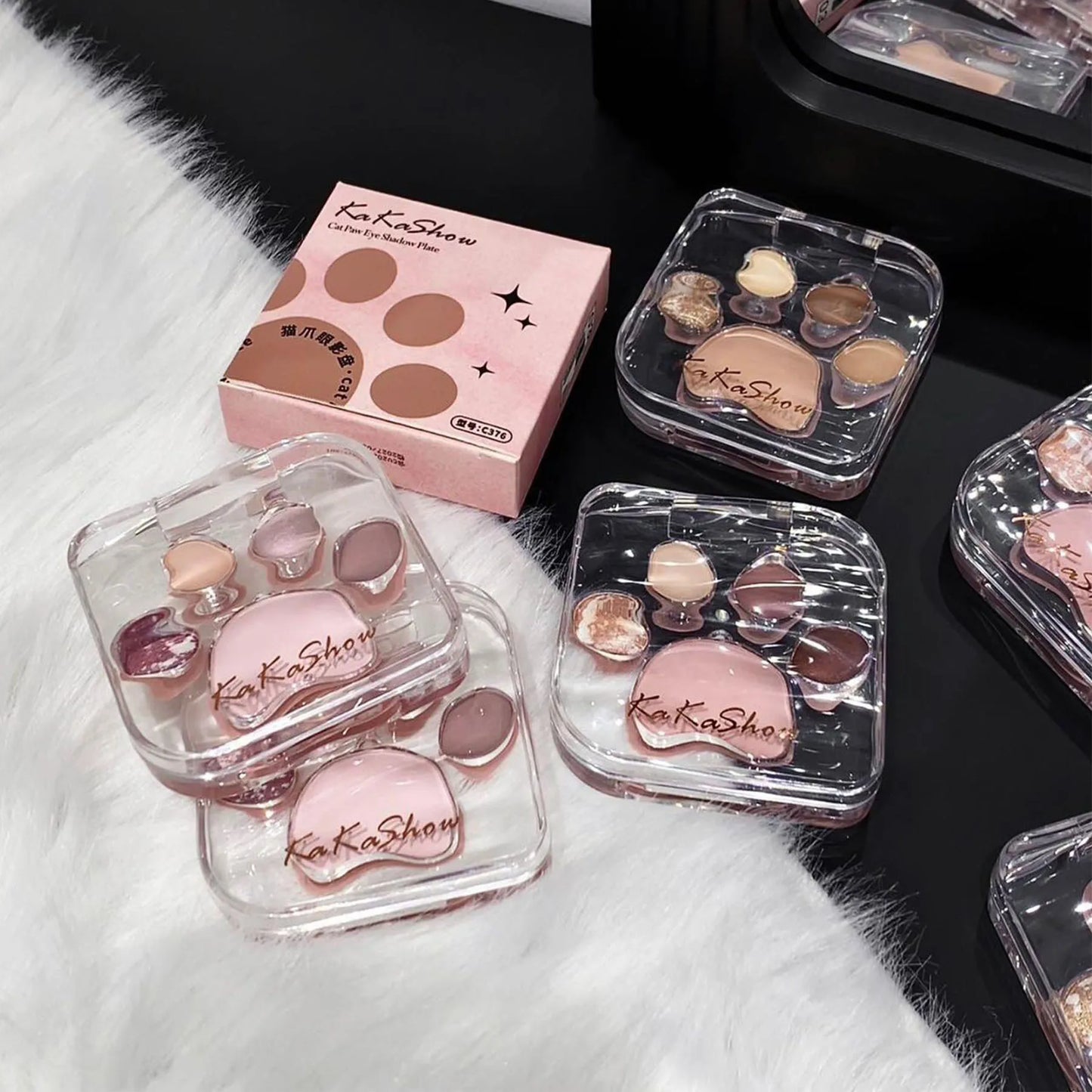 Cat Paw Shape Eye Shadow Palette 5 Colors-1