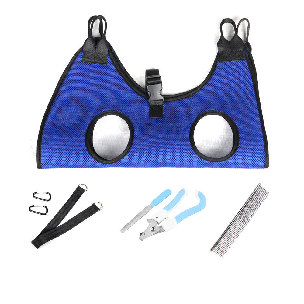 Cat and Dog Grooming Hammock Set-2