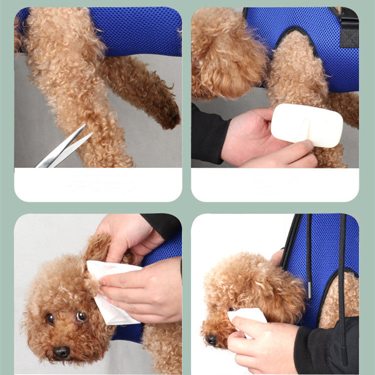 Cat and Dog Grooming Hammock Set-4