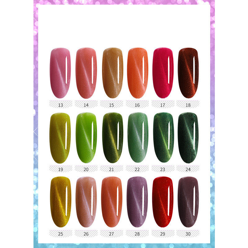 Cat's Eye Glue Nail Polish Set-2