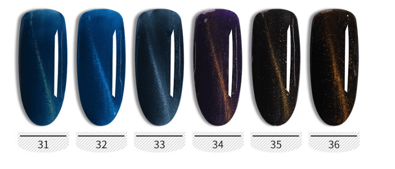 Cat's Eye Glue Nail Polish Set-8