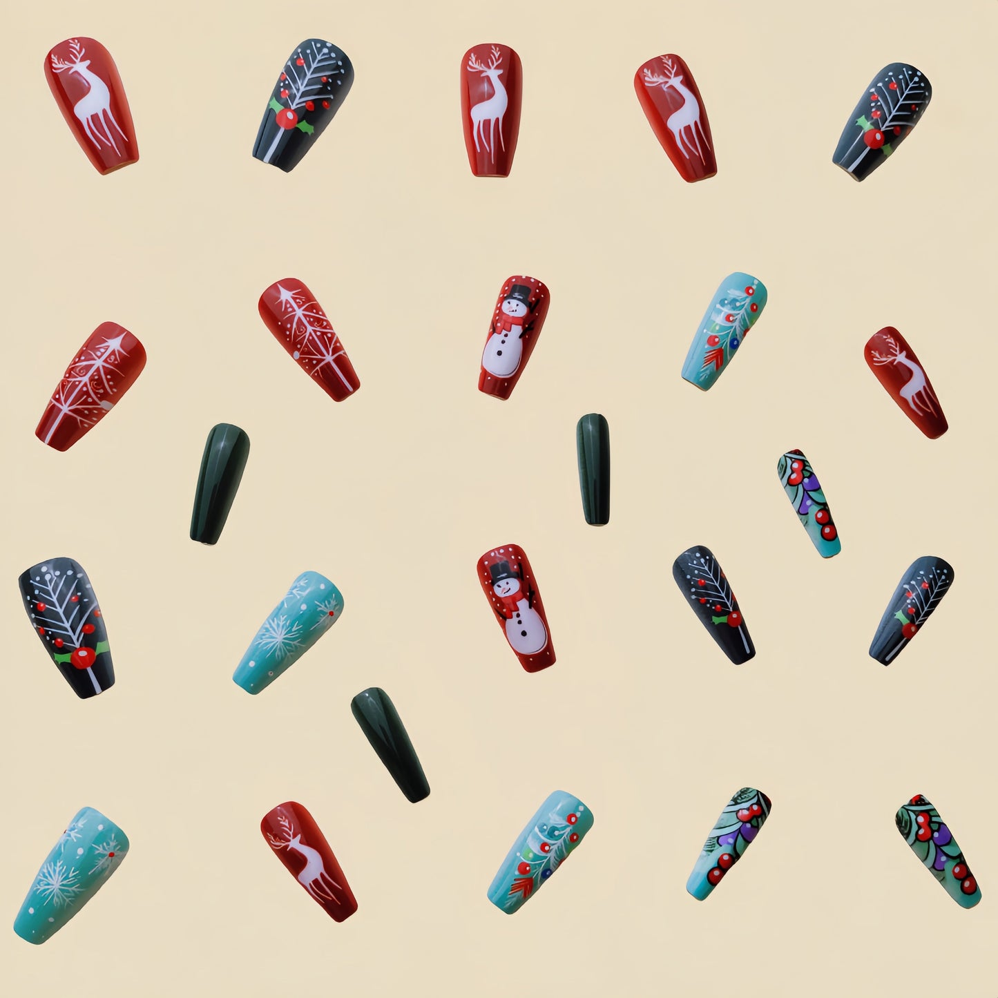 Charming Holiday Nail Art-2