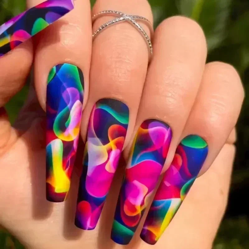 Chic Noir Ballerina Press-On Nails-1