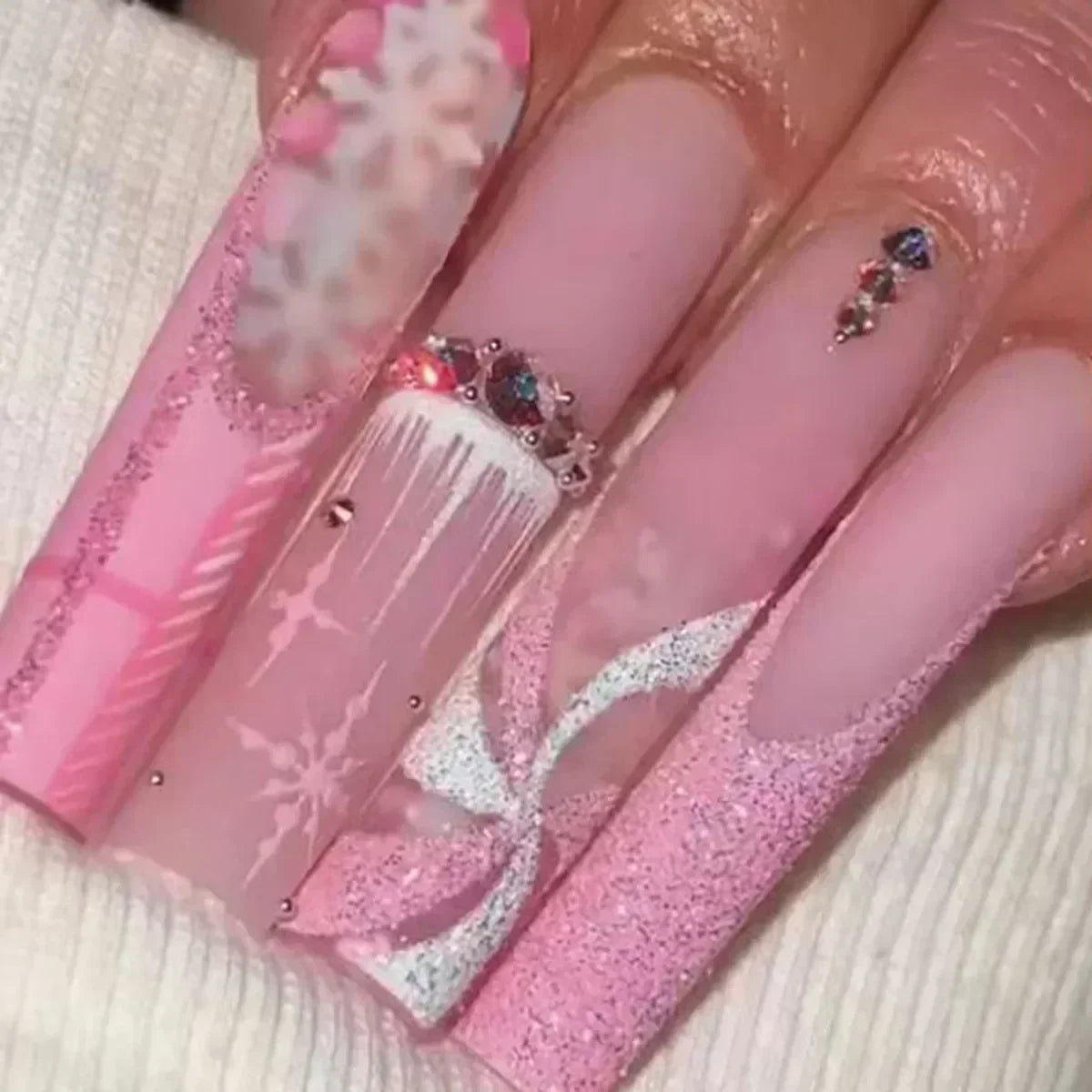 Chic Noir Ballerina Press-On Nails-8