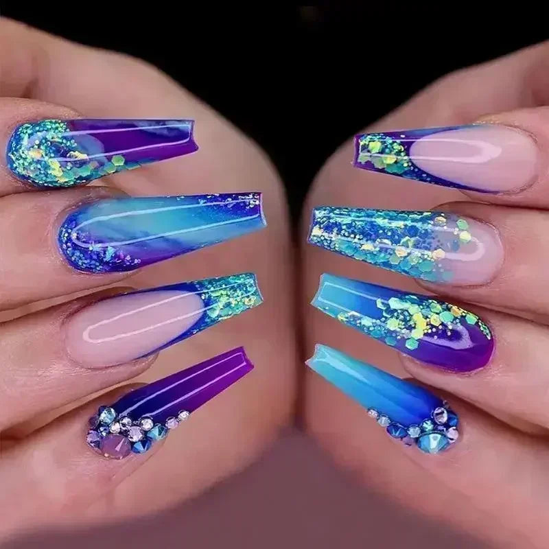 Chic Noir Ballerina Press-On Nails-12