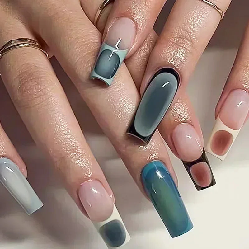 Chic Noir Ballerina Press-On Nails-21