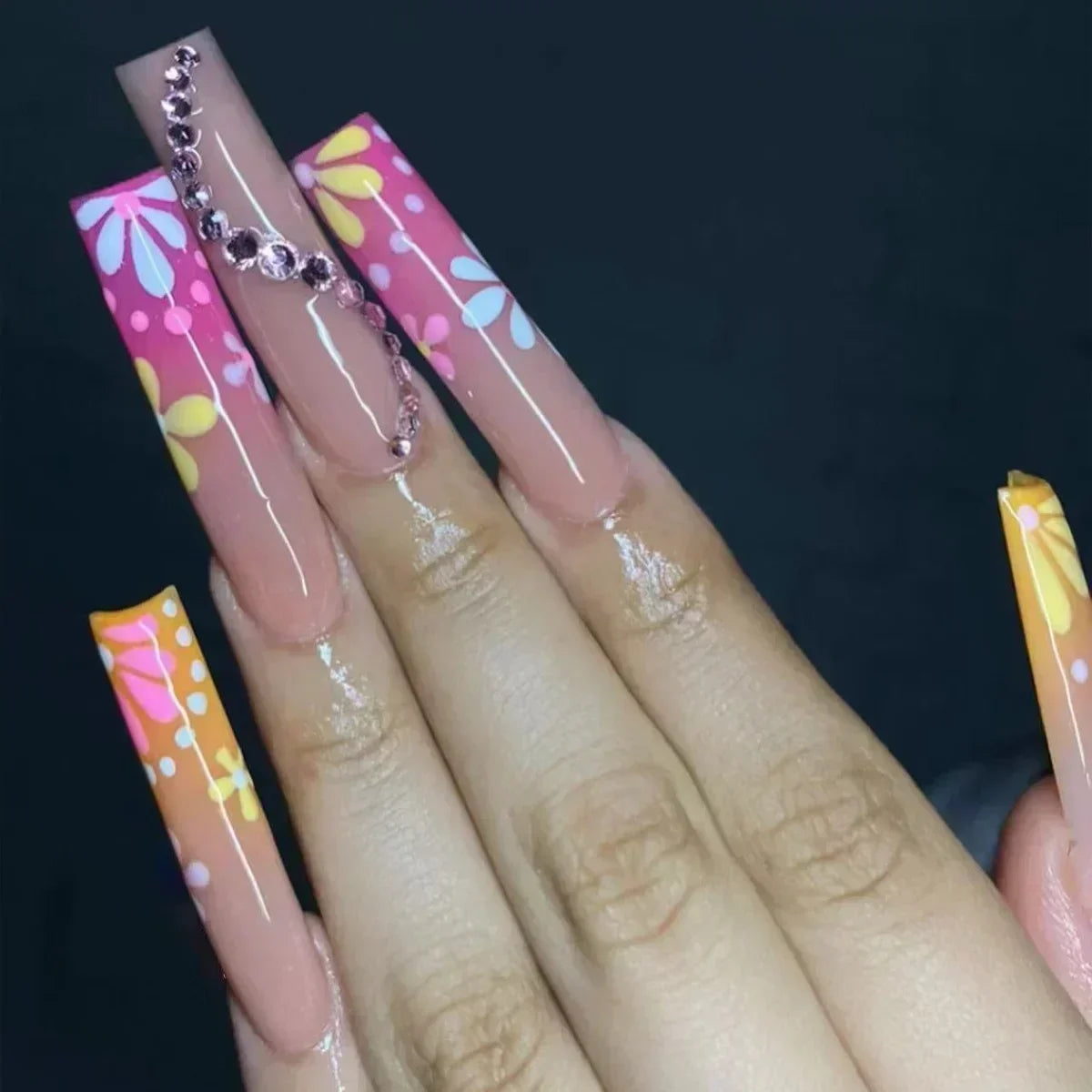 Chic Noir Ballerina Press-On Nails-23