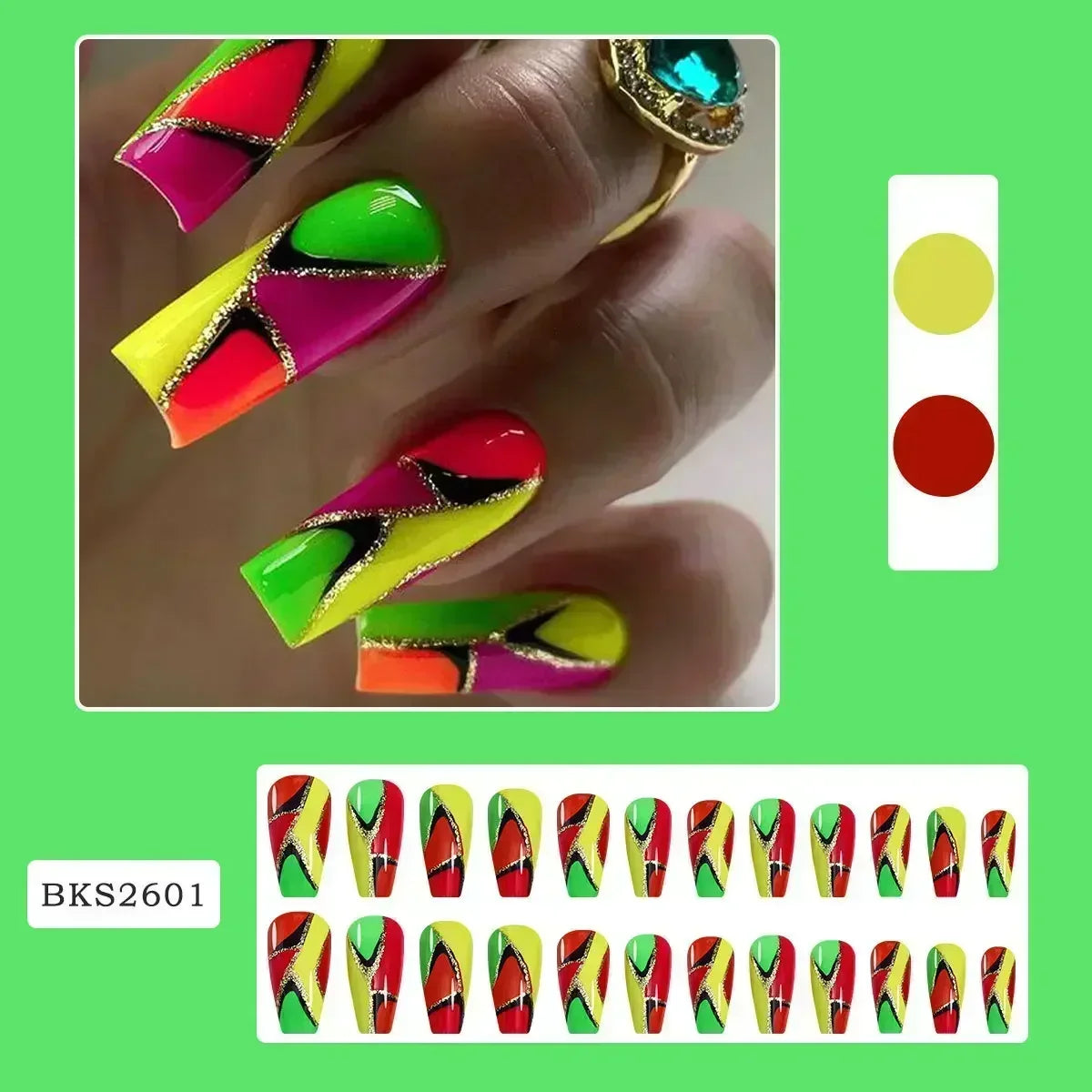 Chic Noir Ballerina Press-On Nails-24