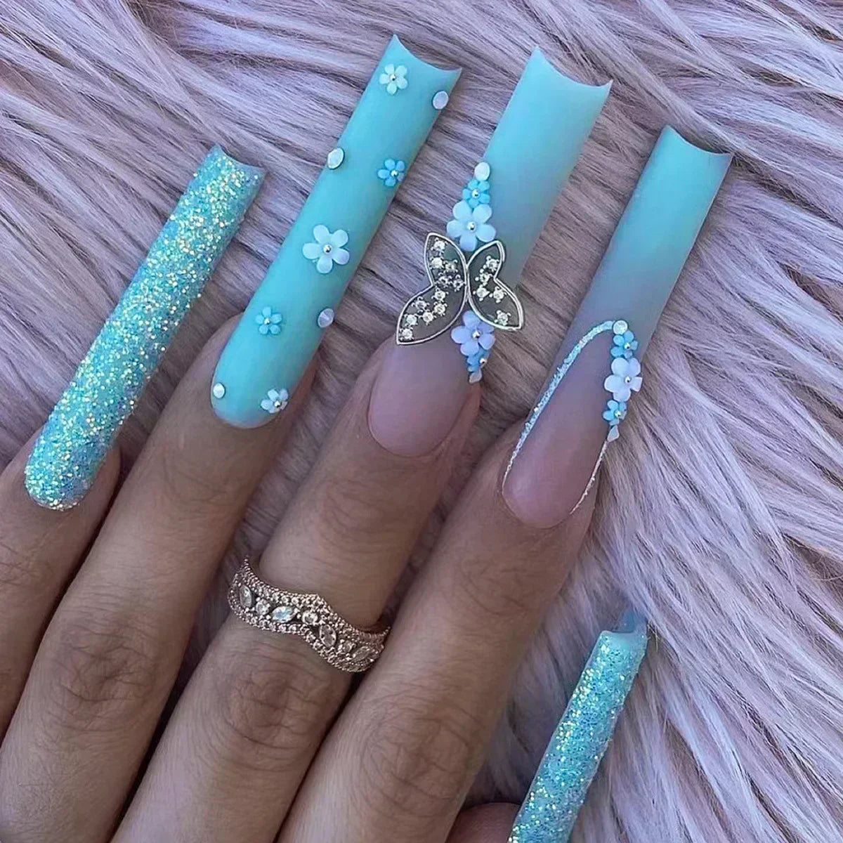 Chic Noir Ballerina Press-On Nails-28