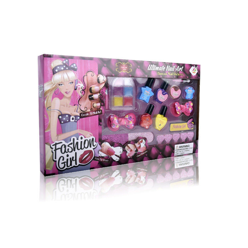 Children's Pretend Nail Polish Set-3