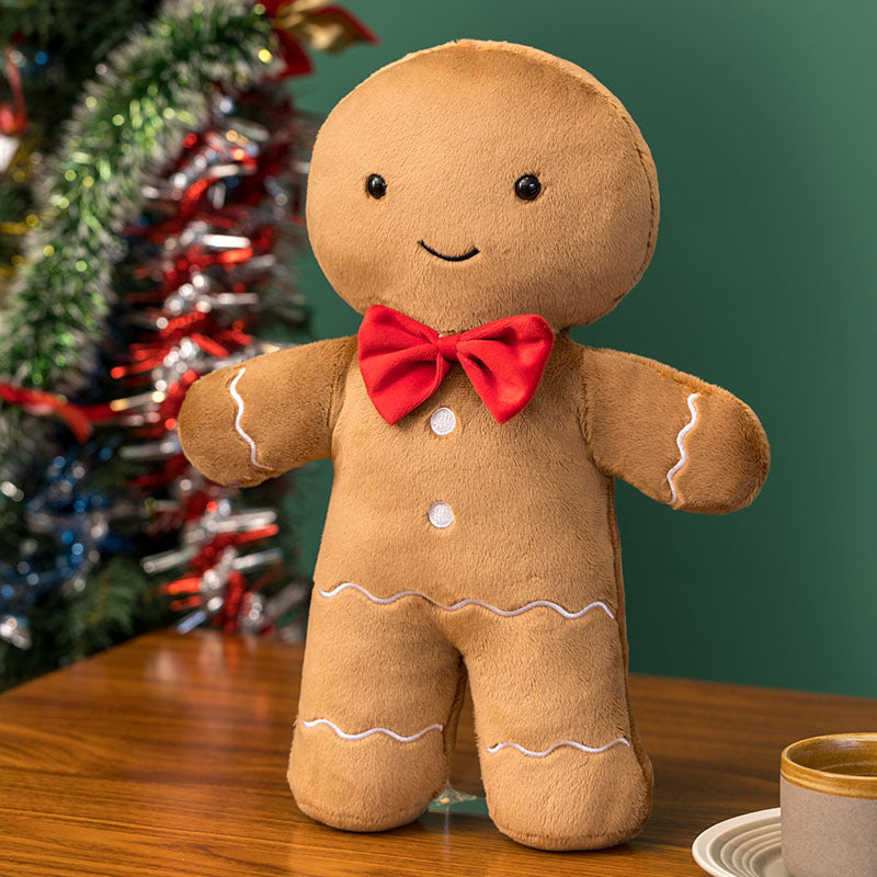 Christmas Gingerbread Man Igloo And Christmas Tree Plush Toy-7