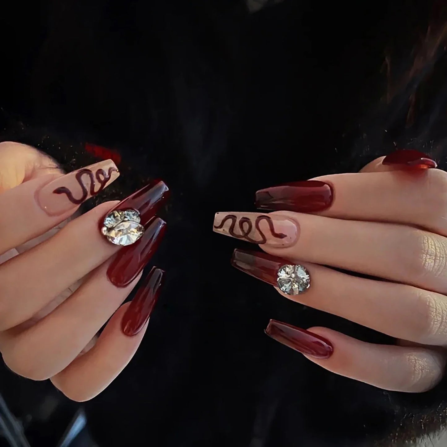 Coffin Press-On Nails-22