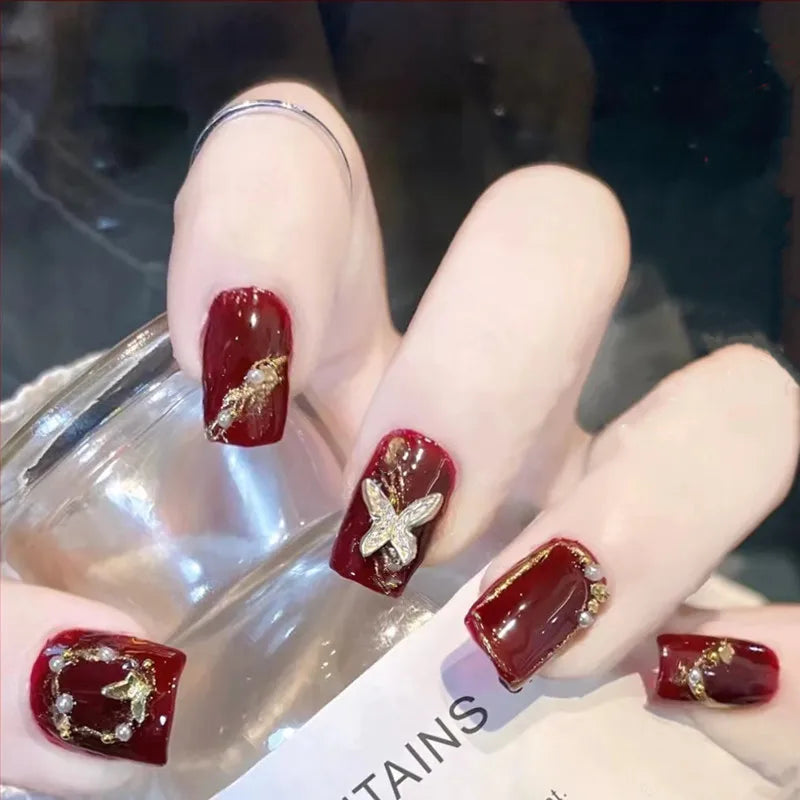Coffin Press-On Nails-24