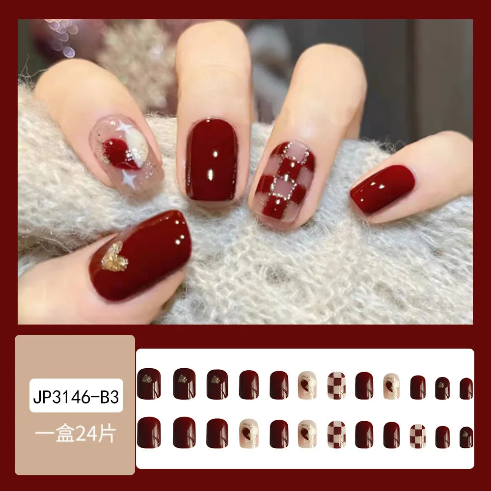 Coffin Press-On Nails-25