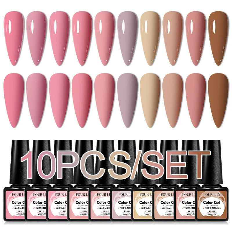 Colorful Gel Nail Polish Kit for Long Lasting Manicures-11