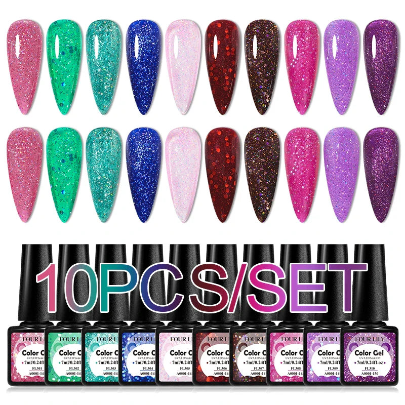Colorful Gel Nail Polish Kit for Long Lasting Manicures-15