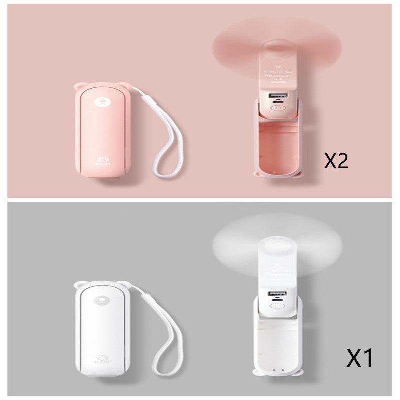 Cool Breeze Companion: Portable Fan with Power Bank Power!-15