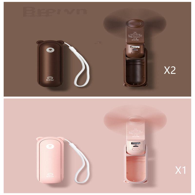 Cool Breeze Companion: Portable Fan with Power Bank Power!-24