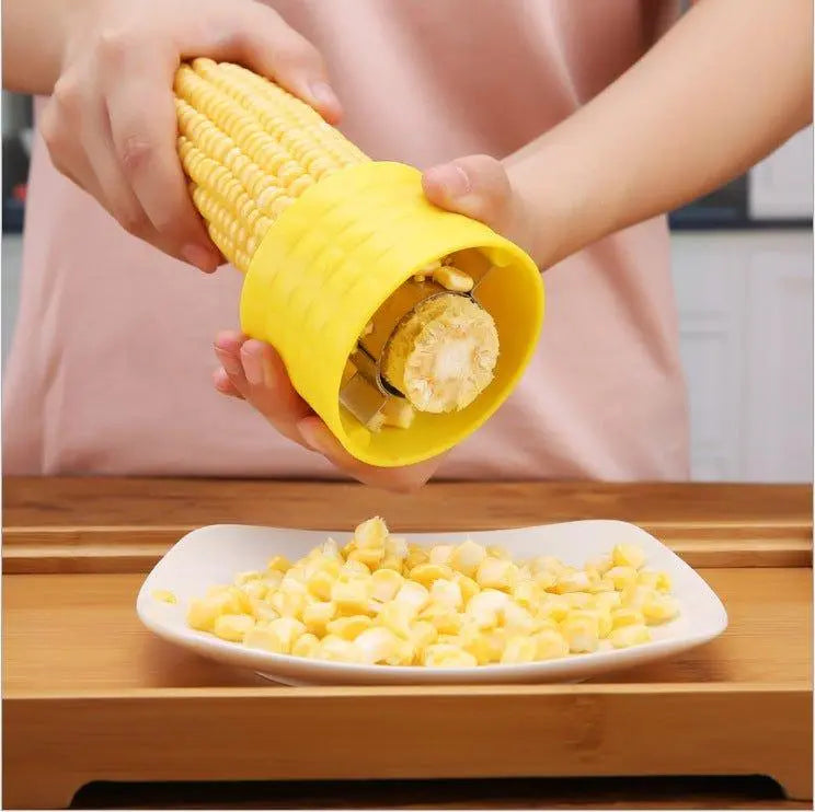 Corn Peeling Made Easy: Kitchen Thresher Gadget-0