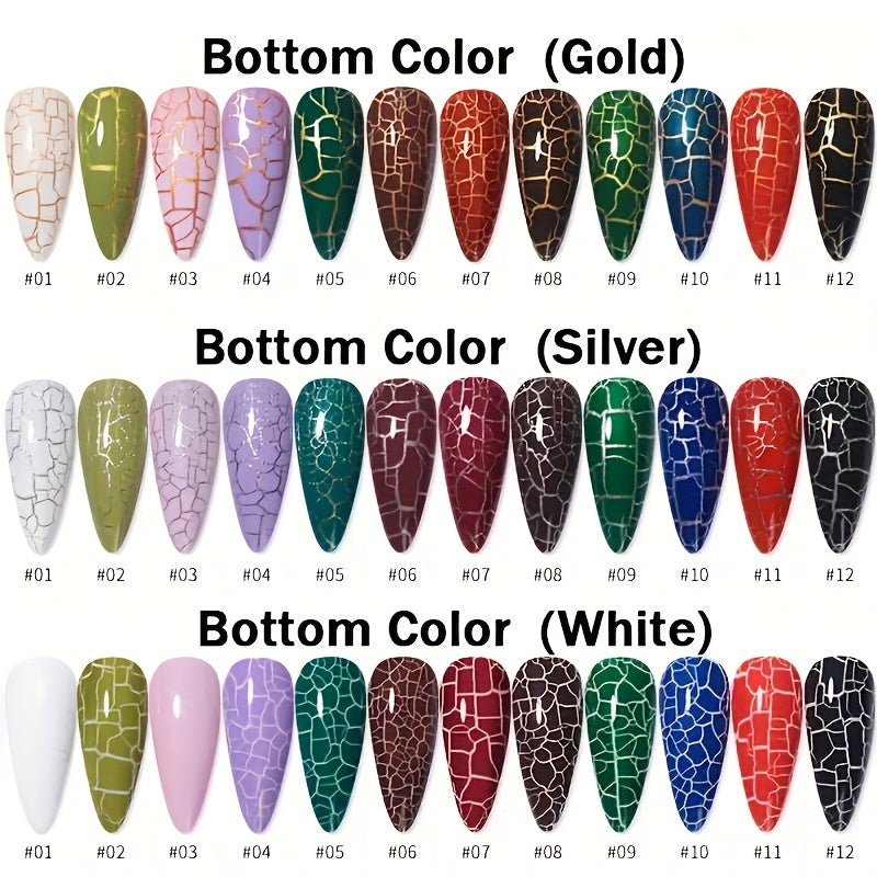 Crackle Gel Polish Set-3
