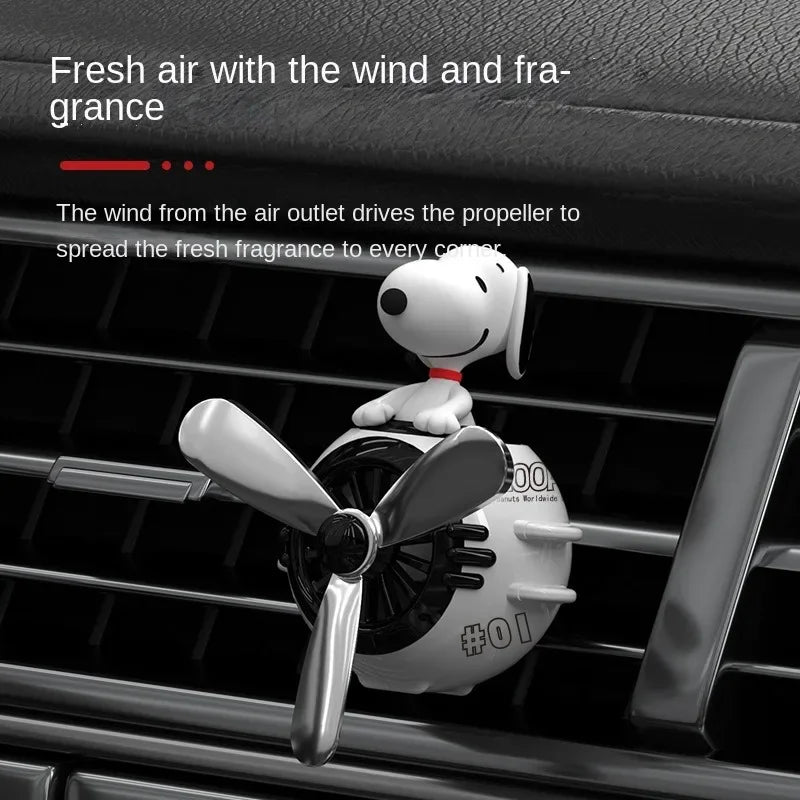 Cute Snoopy Car Air Freshener Clip Decor-1