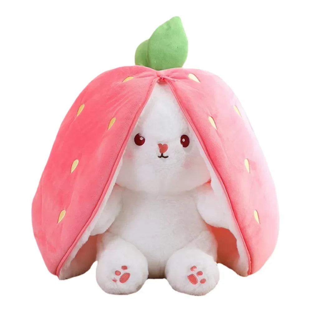 Cute Strawberry Carrot Rabbit Plush Toy 18-35cm-5