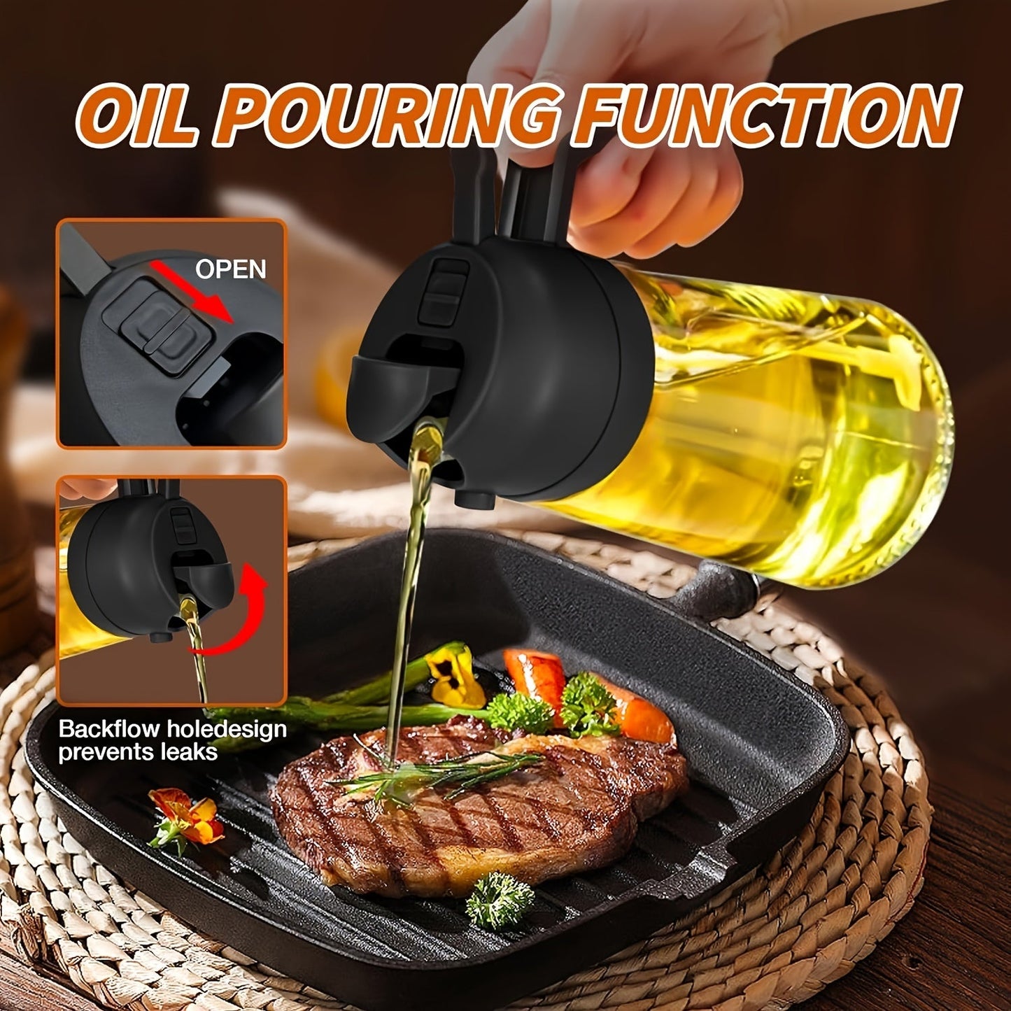 Deluxe Oil Sprayer Dispenser-4