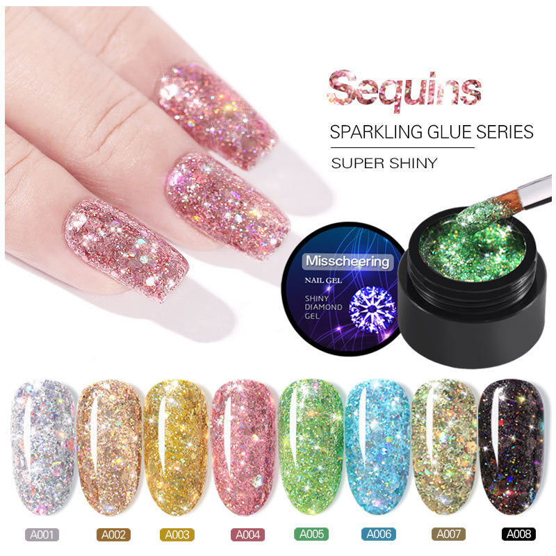 Diamond Nail Art UV Nail Polish Glue-0