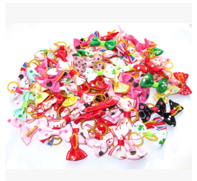 Double-Layer Pet Hair Bows-5