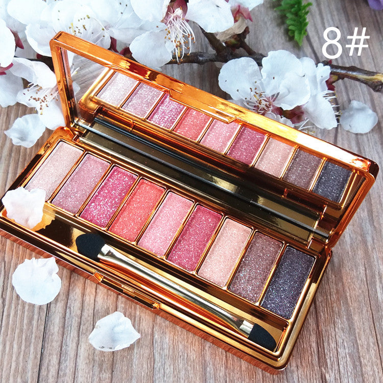 Earthy Pearl 9-Color Eyeshadow Palette-0