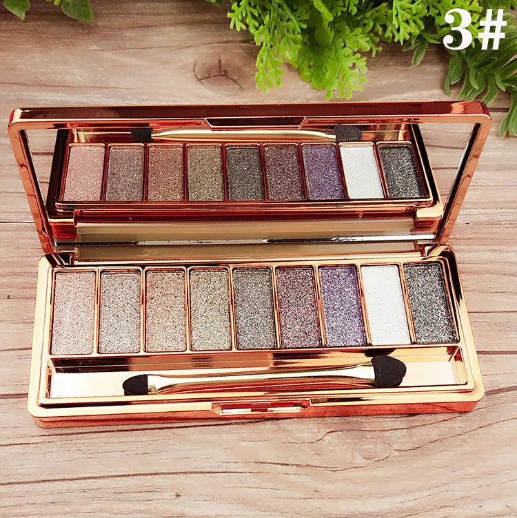 Earthy Pearl 9-Color Eyeshadow Palette-2