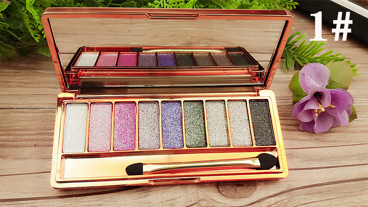 Earthy Pearl 9-Color Eyeshadow Palette-5