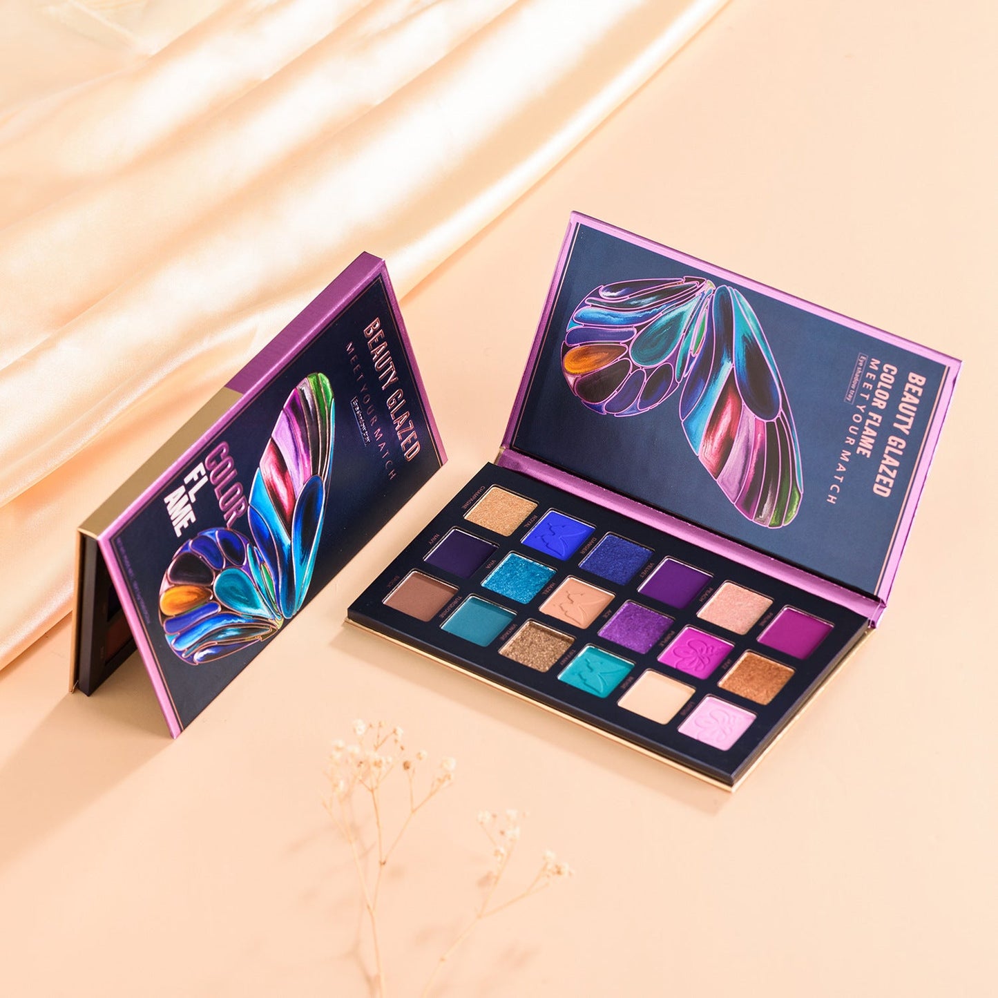 Easy-to-Apply 3D Butterfly Eyeshadow Palette-1