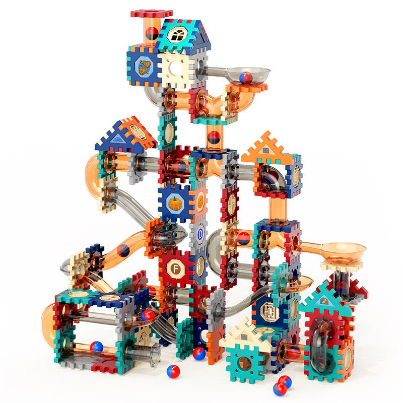 Electric Building Blocks Gear Rotating DIY Educational Toys-1