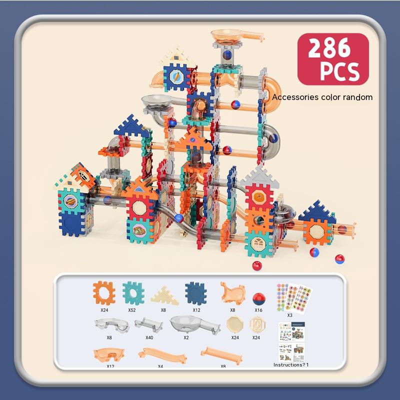 Electric Building Blocks Gear Rotating DIY Educational Toys-10