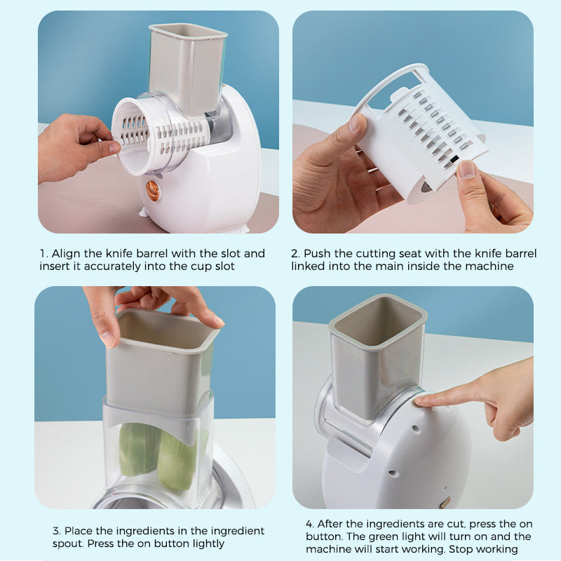 Electric Rotary Vegetable Grater-1