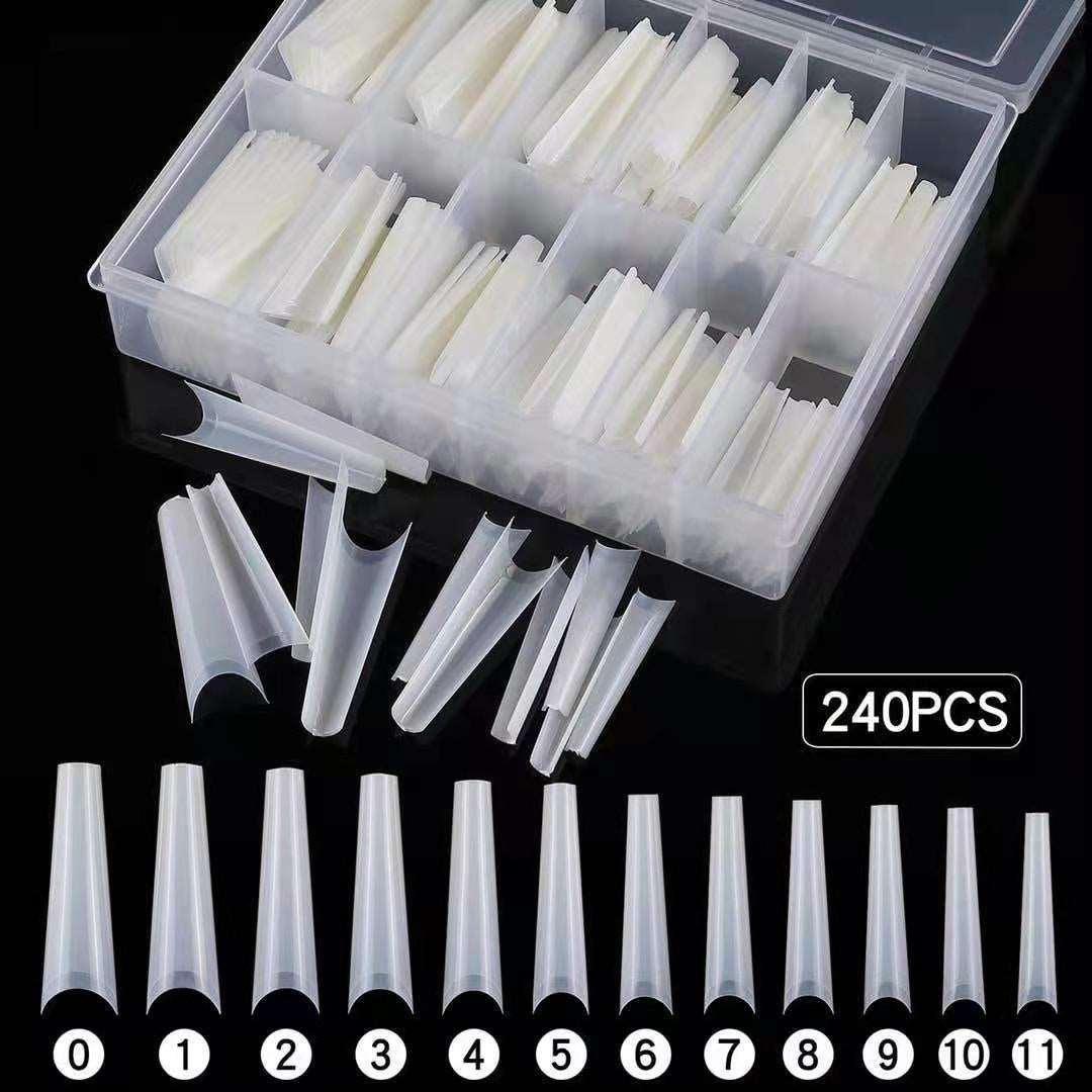 Elegant Acrylic French Nail Tips for Stunning Nail Art-2