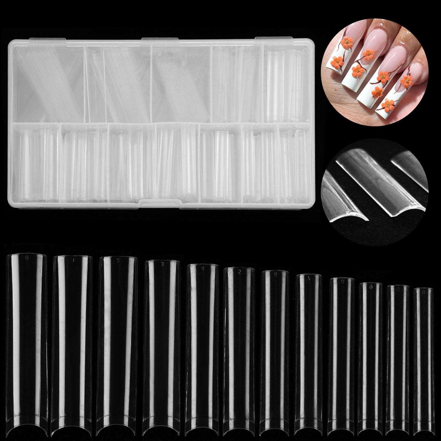 Elegant Acrylic French Nail Tips for Stunning Nail Art-3