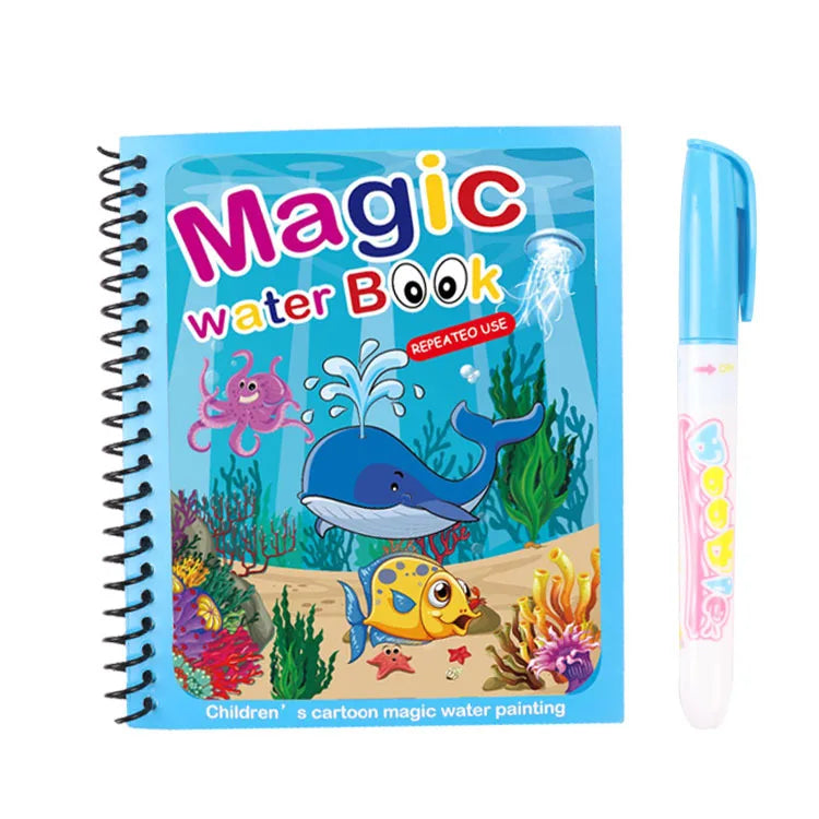 Enchanting Water Magic Drawing Book-3