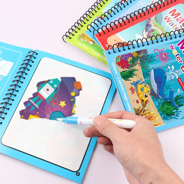 Enchanting Water Magic Drawing Book-4