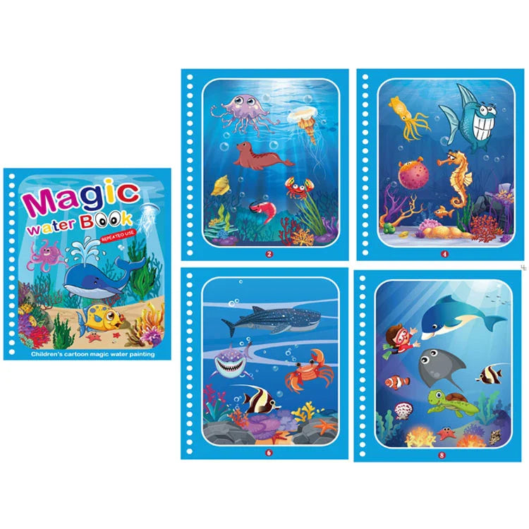 Enchanting Water Magic Drawing Book-9
