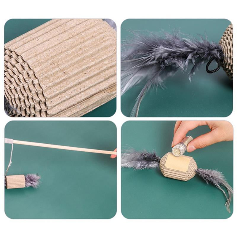 Entertaining Seven-Piece Cat Toy Set-2