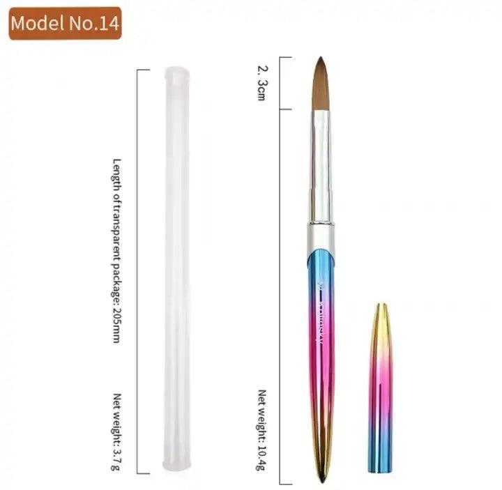 Gradual Kolinsky Nail Brush-7