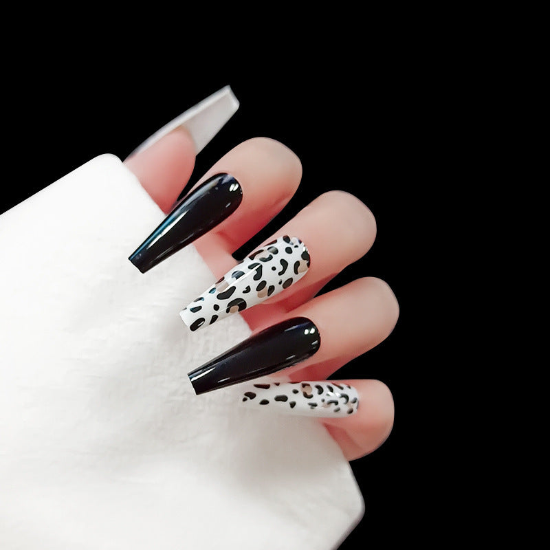 Long Ballet Nails With Flat And Pointed Water Droplets-6