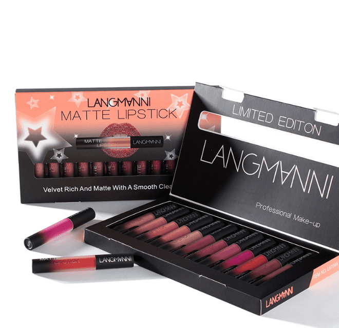 Long-Lasting Matte Velvet Lipstick Set-0