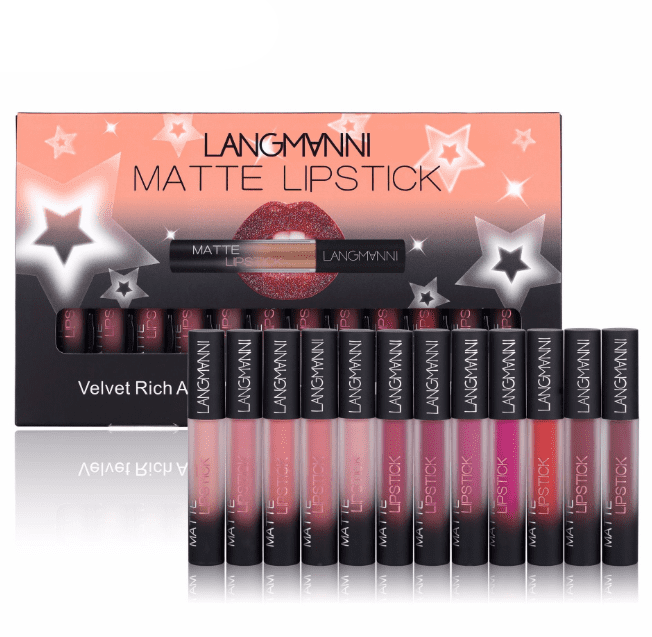 Long-Lasting Matte Velvet Lipstick Set-1