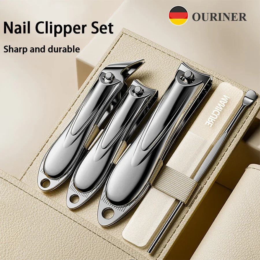 Manicure Set 5 Piece Nail Clipper Kit-0
