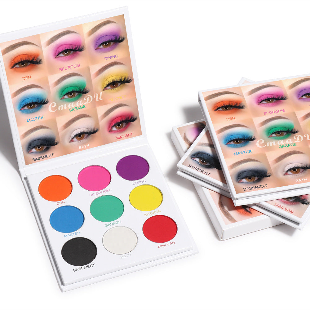 Matte And Metallic Glitter Eyeshadow Palette-3